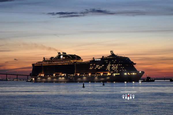 1ère sortie du MSC Meraviglia