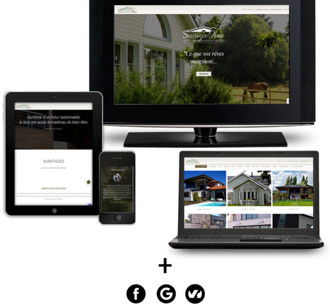 Plateforme Internet 100% CMS Sweetwood Homes