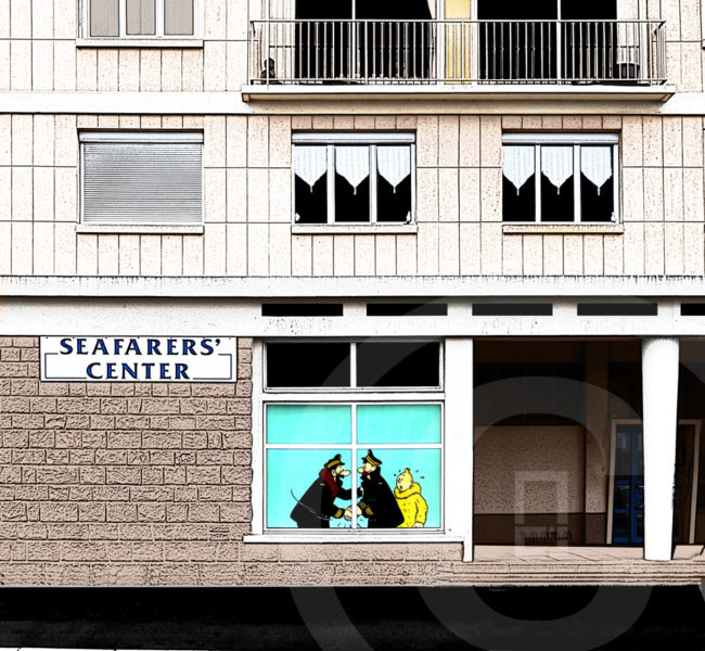 Affiche seafarer's center Saint-Nazaire