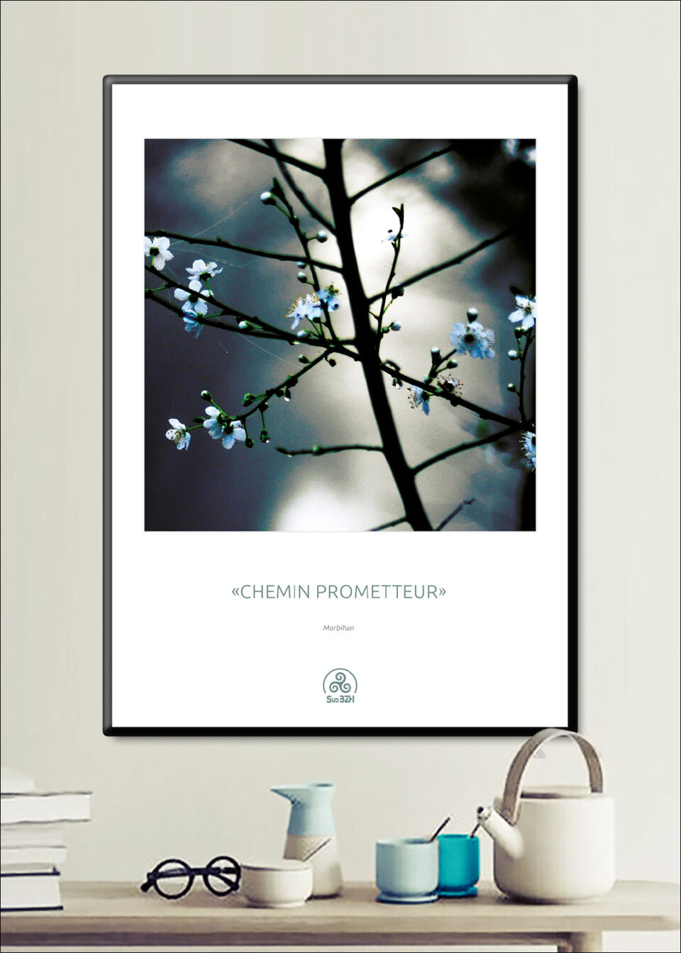 CHEMIN PROMETTEUR Affiches et tirages d'art collection SUD BRETAGNE