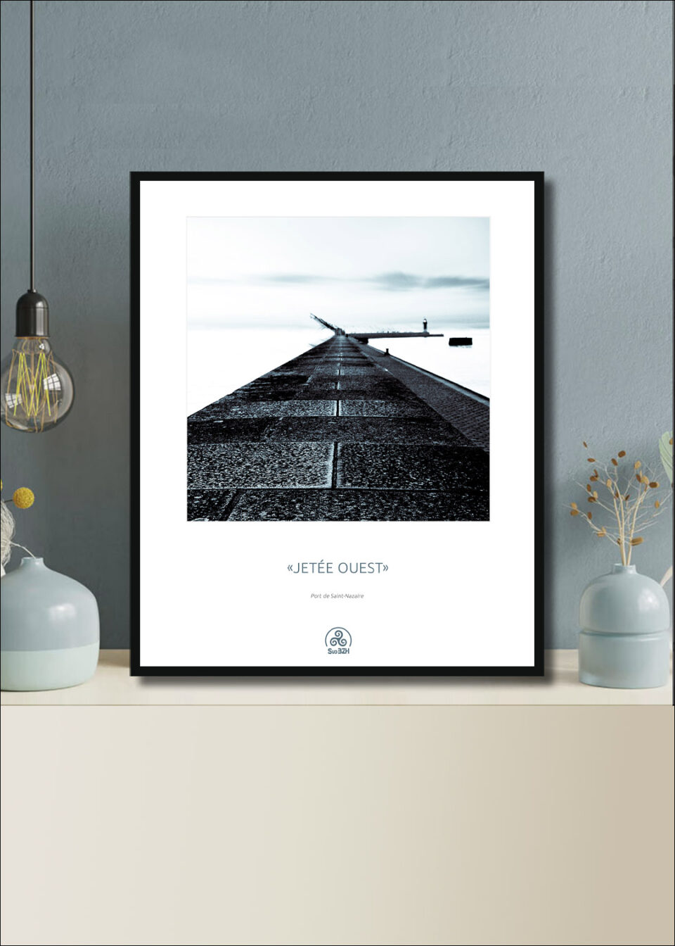 JETÉE OUEST Port de Saint-Nazaire Affiches et tirages d'art collection SUD BRETAGNE