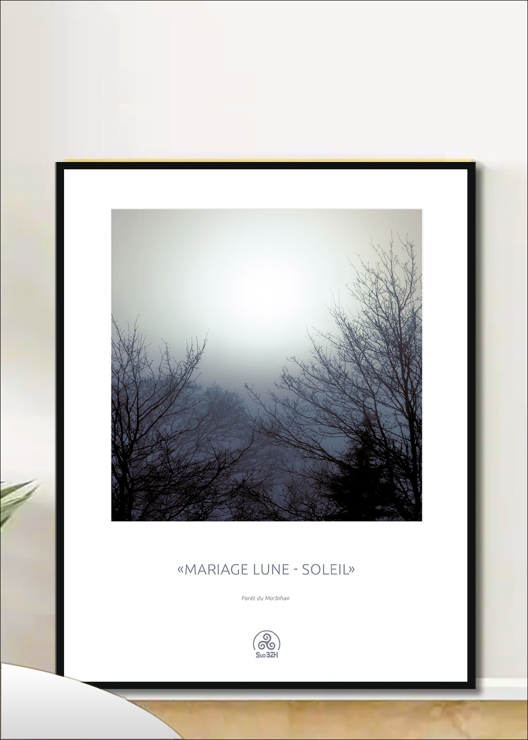 MARIAGE LUNE-SOLEIL Affiches et tirages d'art collection SUD BRETAGNE