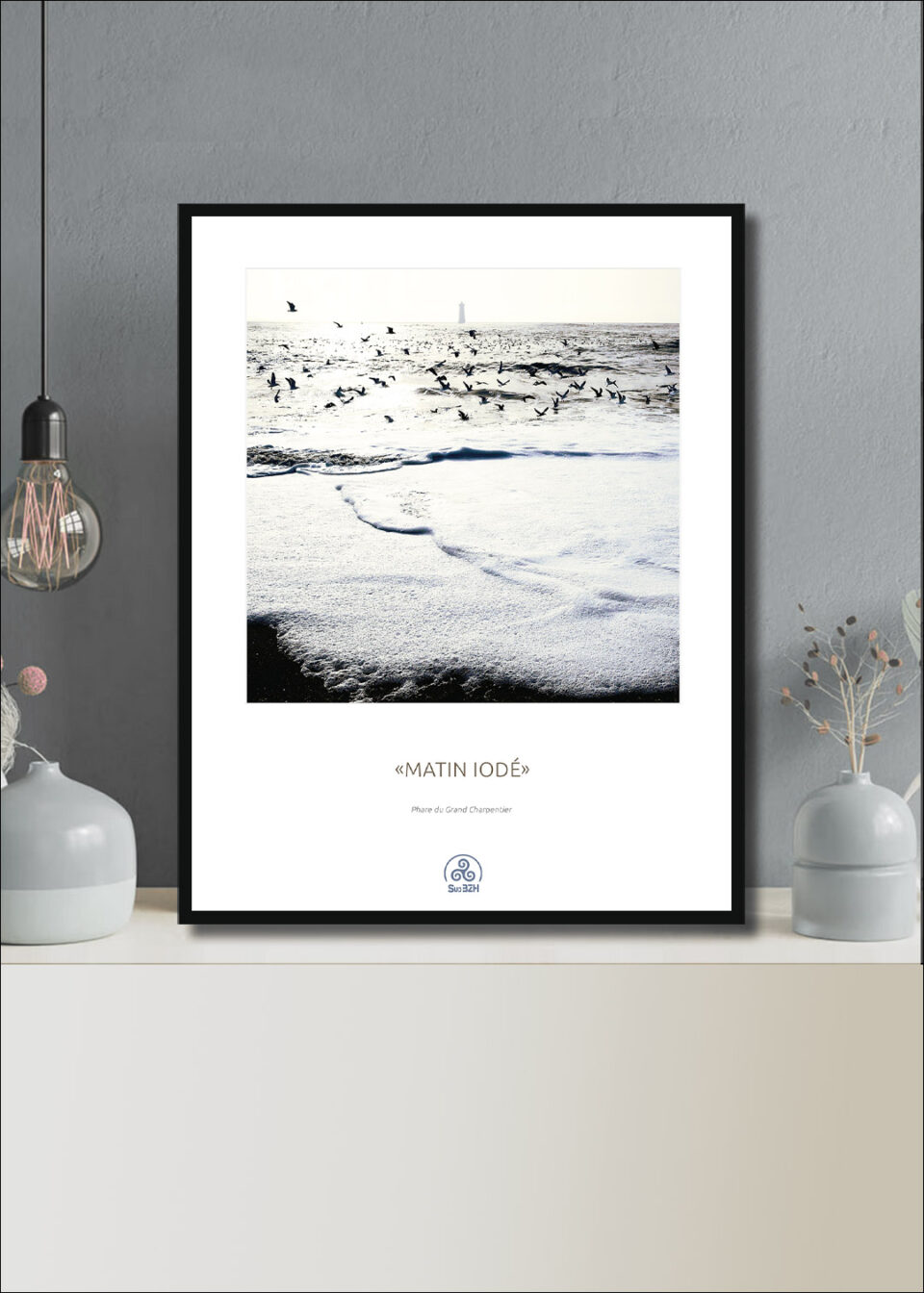 MATIN IODÉ Affiches et tirages d'art collection SUD BRETAGNE