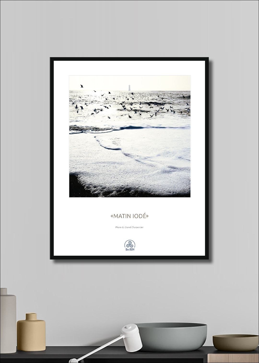 MATIN IODÉ Affiches et tirages d'art collection SUD BRETAGNE