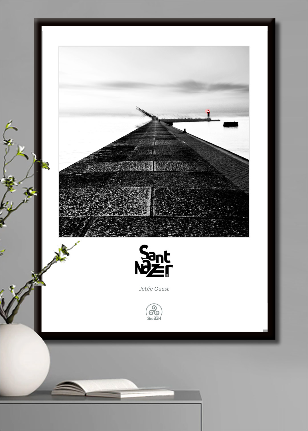 JETEÉ OUEST - SAINT-NAZAIRE Photos d'art : Fichiers numériques, affiches et tirages d'art