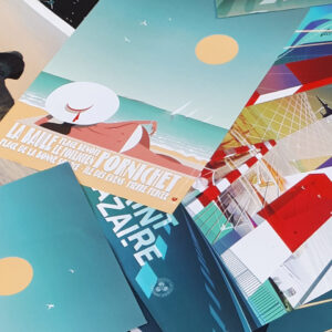 Affiches, encadrements et tirages d'art au showroom