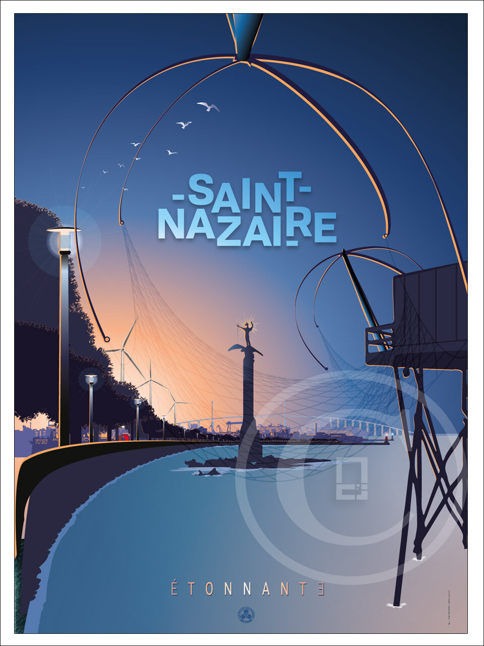 Affiches et tirages d'art SAINT-NAZAIRE ÉTONNANTE