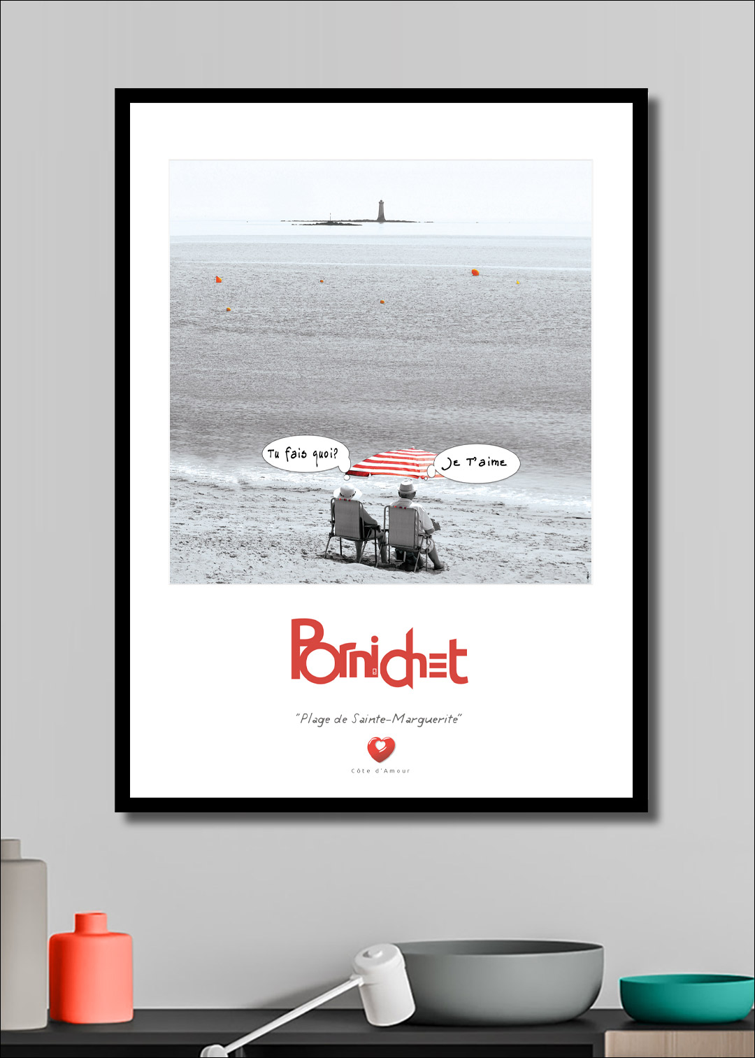 Affiche : Tu fais quoi ? - Je t'aime !
