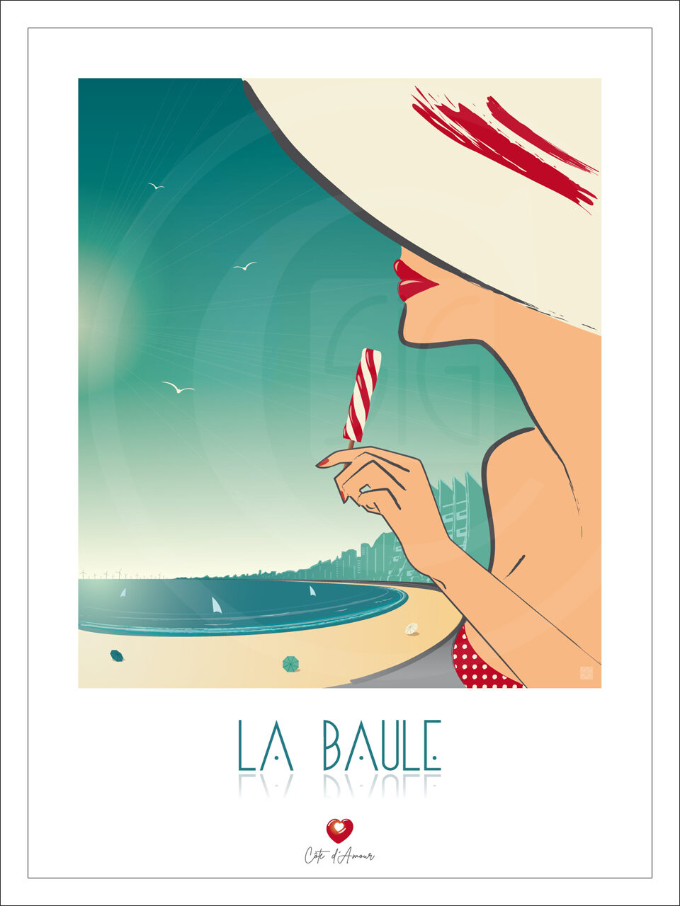 Affiches et tirages d'art SO NINICHE - La Baule by SIG - Paradiseisnotlost