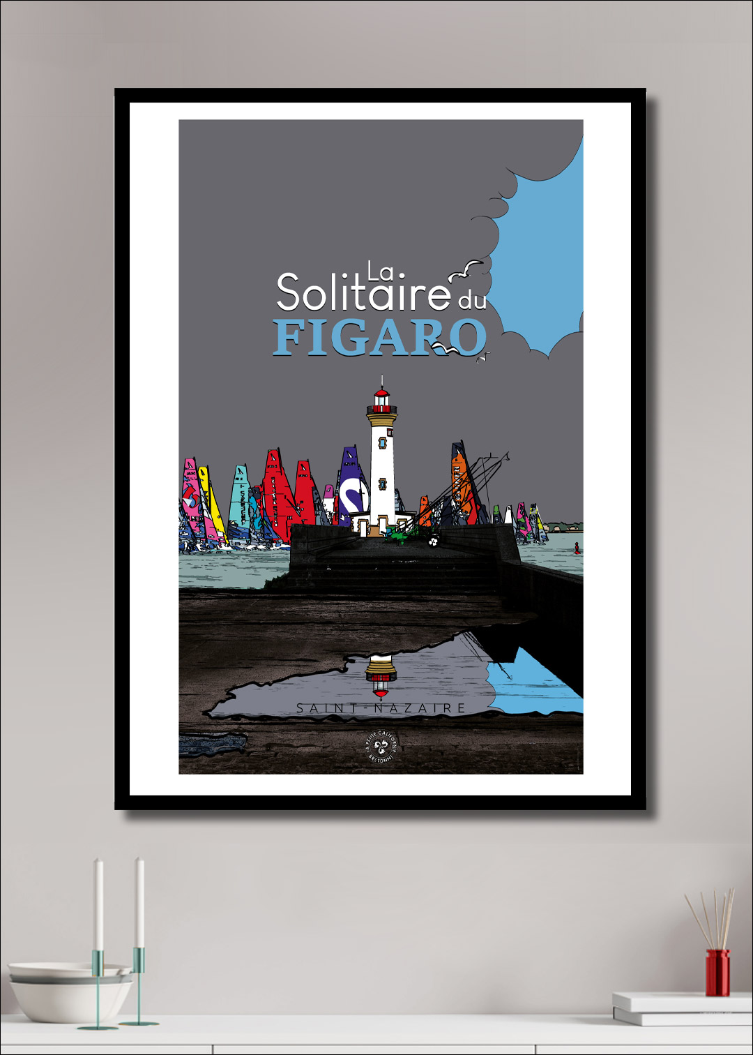 Affiches et tirages d'art LA SOLITAIRE DU FIGARO Saint-Nazaire