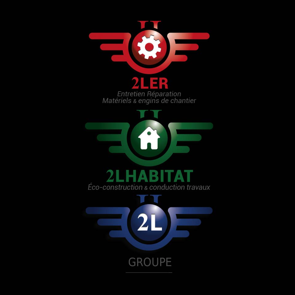Création marques et logos Groupe 2L