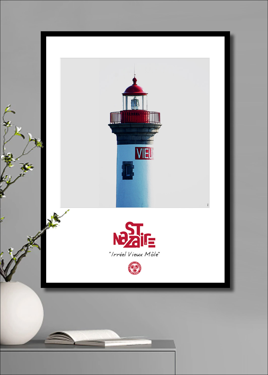 LE VIEUX MÔLE SAINT-NAZAIRE Affiches et tirage d'art 30x40 cm