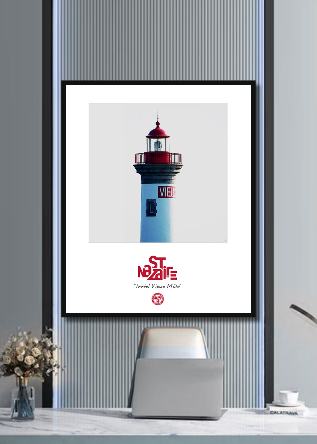 LE VIEUX MÔLE SAINT-NAZAIRE Affiches et tirage d'art