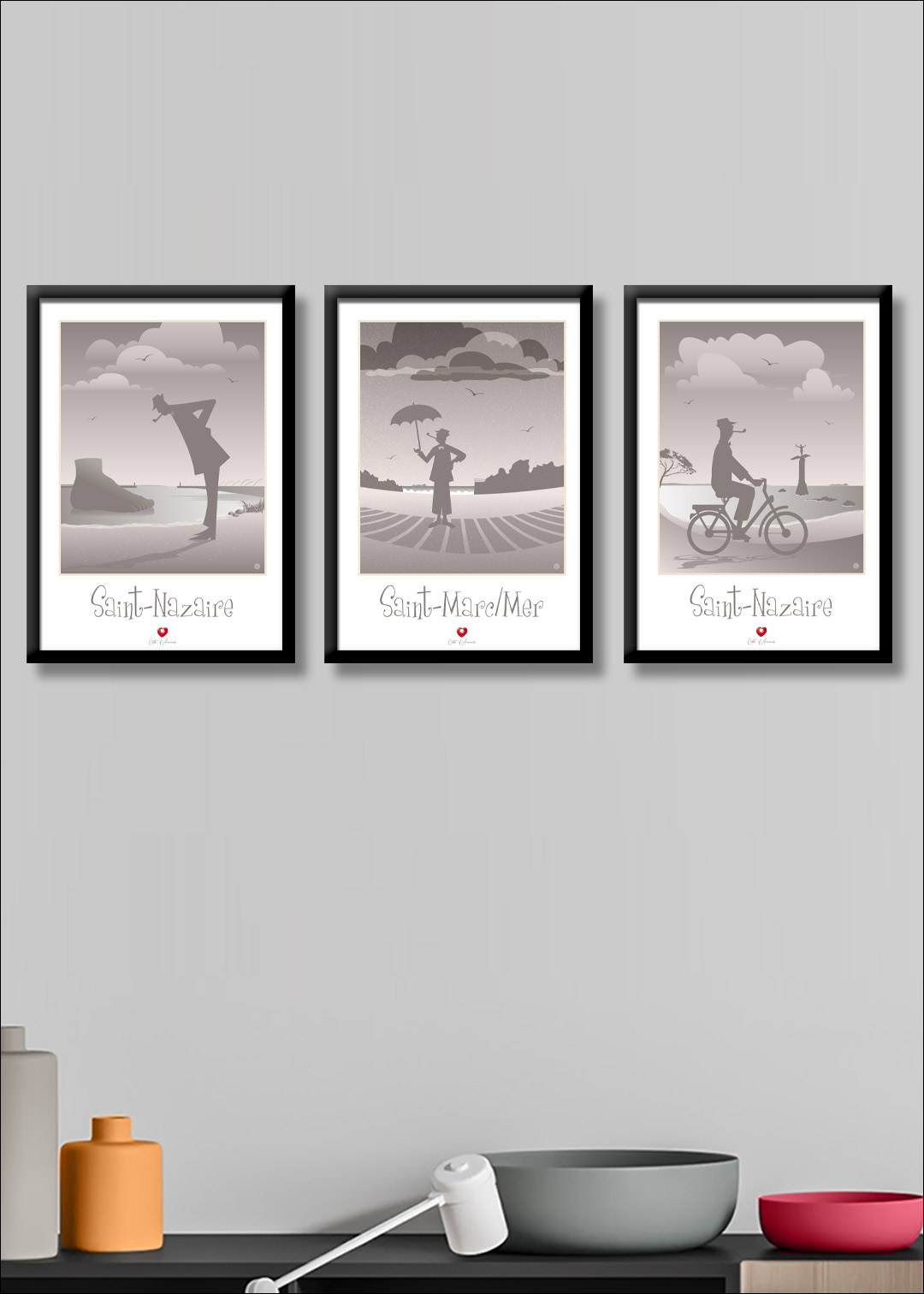 X3 Monsieur HULOT:  VÉLO + PLUIE + PIED