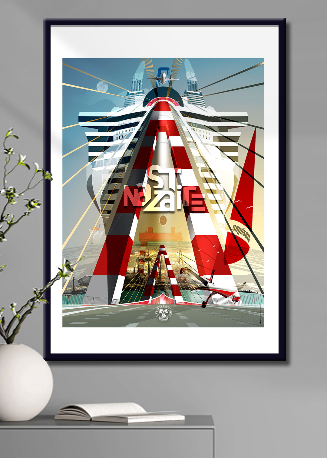 Illustrations sur affiches et tirages d'art de La petite Californie Bretonne